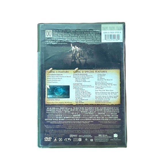 NIB The Lord of The Rings 1: Fellowship of the Ring
Movie DVD - Picture 2 of 2